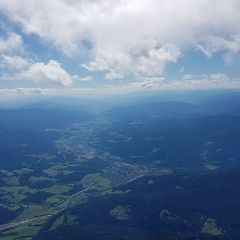 Flugwegposition um 13:27:13: Aufgenommen in der Nähe von Gemeinde Spital am Semmering, Österreich in 2576 Meter